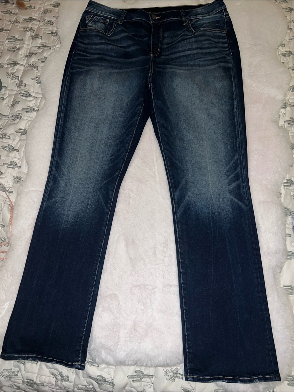 Buckle Dark Indigo Straight Leg Jeans
